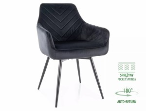 Krzesło Servio Velvet
