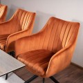 Krzesło Azalia Velvet cynamonowy - aranżacja