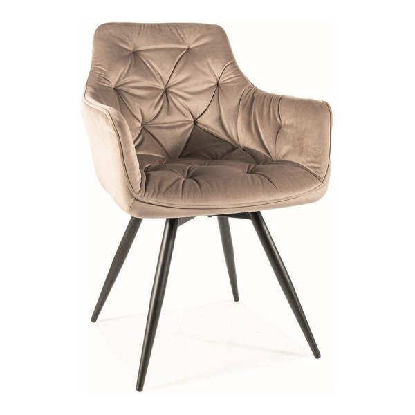 Krzesło Mango Velvet beżowy