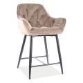Półhoker Cherry H2 Velvet beżowy