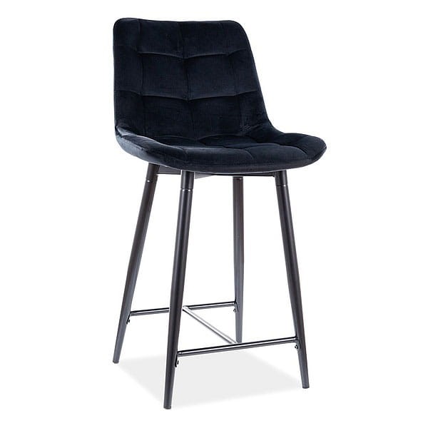Półhoker Chic H2 Velvet czarny