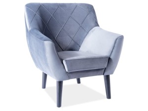 Fotel Kier 1 Velvet wenge