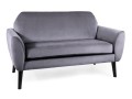 Sofa Mena Velvet szary / wenge