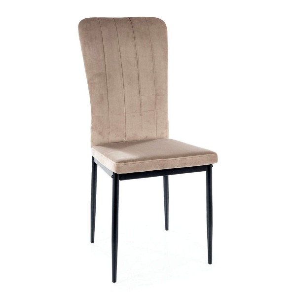 Krzesło Vigo beżowy / czarne nogi