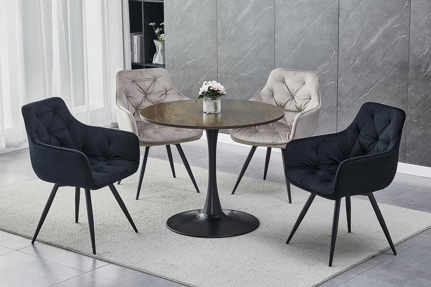 Krzesło Mango Velvet - aranżacja