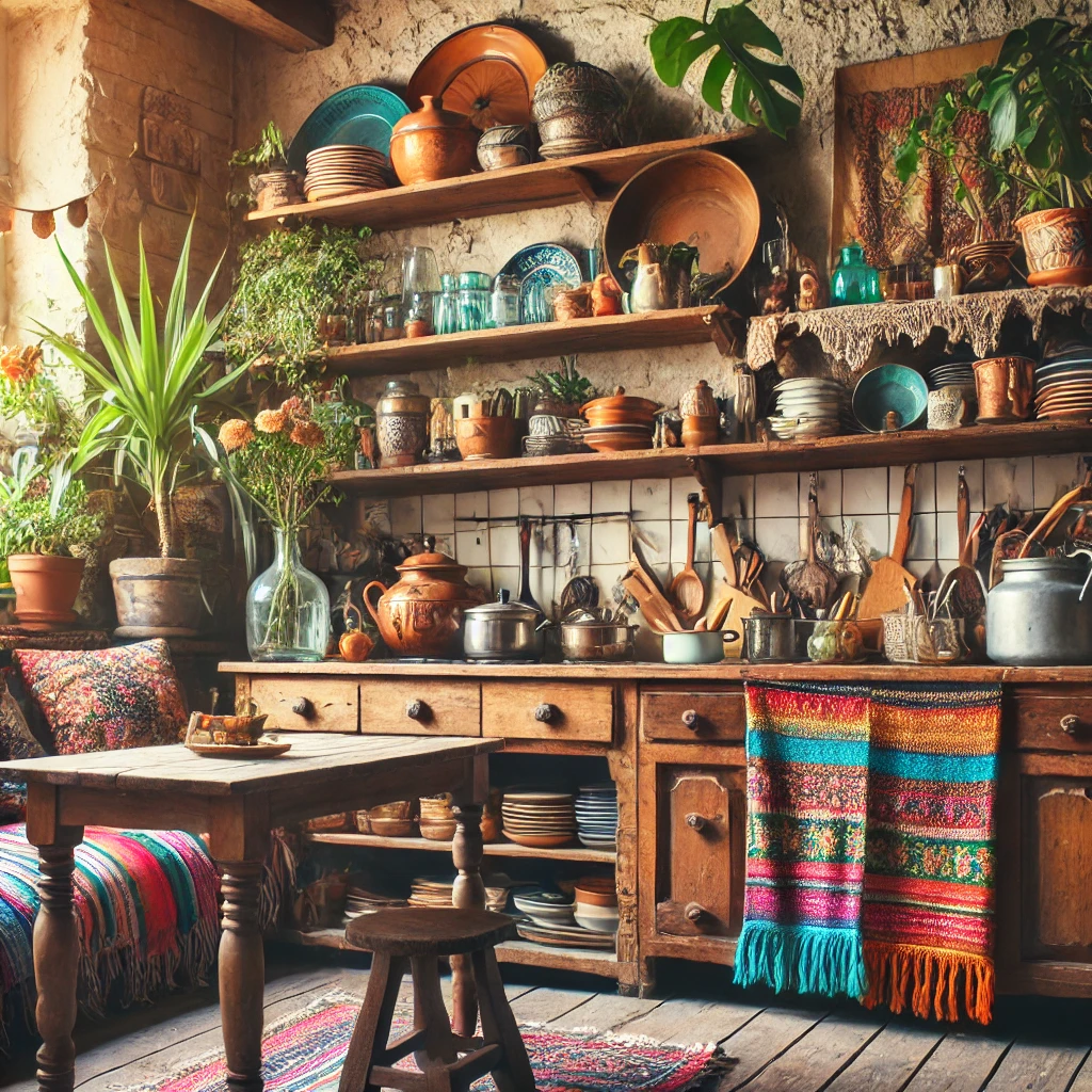 Kuchnia boho vintage – jak wygląda?
